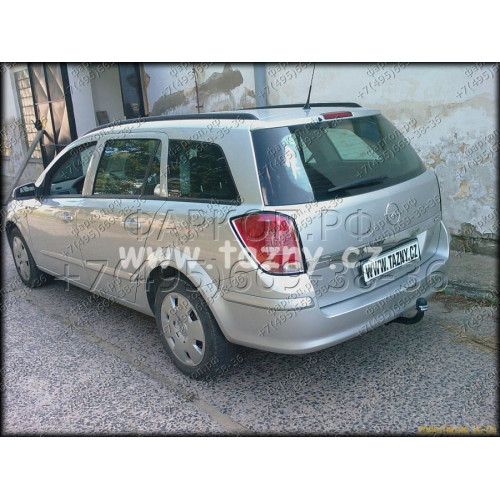 O-140 STEINHOF Фаркоп на Opel Astra III (H) универсал 10/2004-2010 без подрезки бампера. Тип шара: A. Нагрузки: 1650/75 кг, масса фаркопа 18,8 кг (без электрики в комплекте)